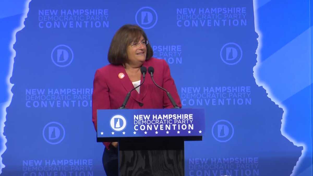 U.S. Rep. Annie Kuster speaks at the NH Democratic Party Convention