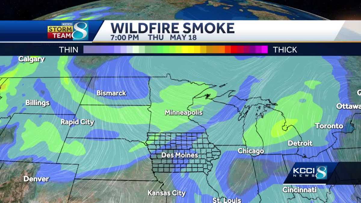 Iowa skies have been hazy this week. Here's why