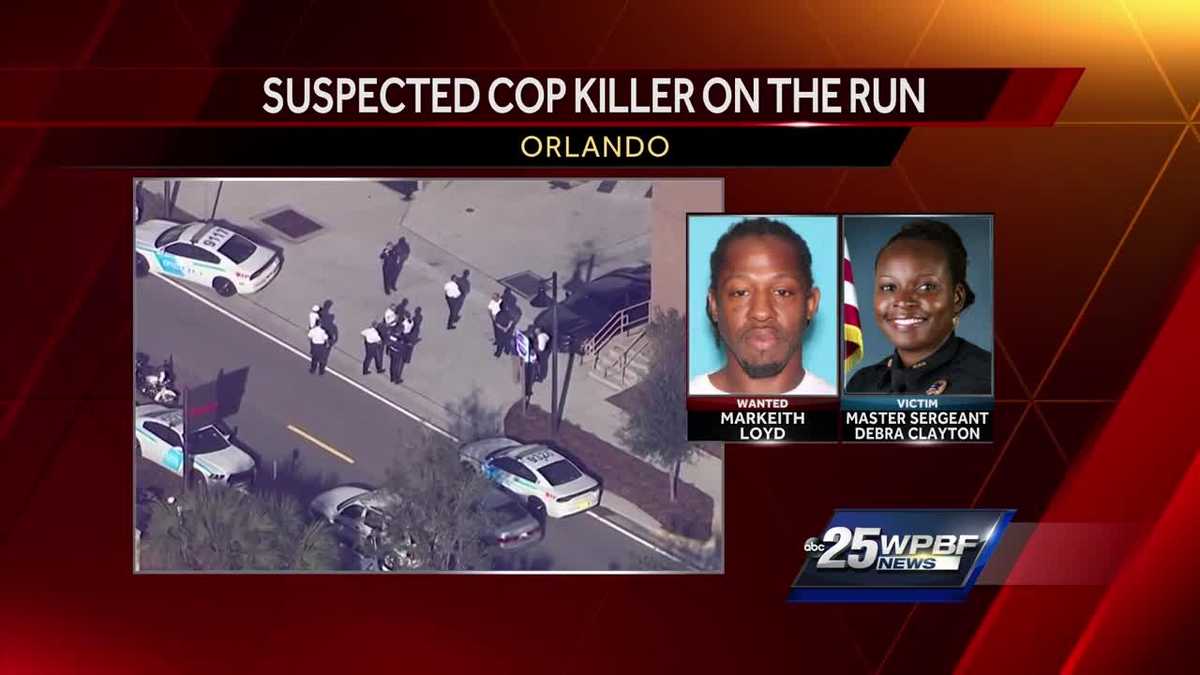 Manhunt underway for Orlando cop killer