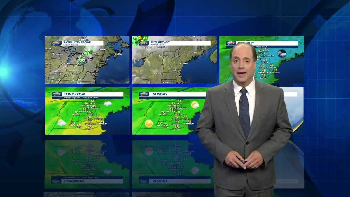 Watch: Rain moves through Saturday