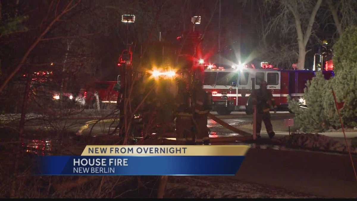 No injuries reported in New Berlin house fire