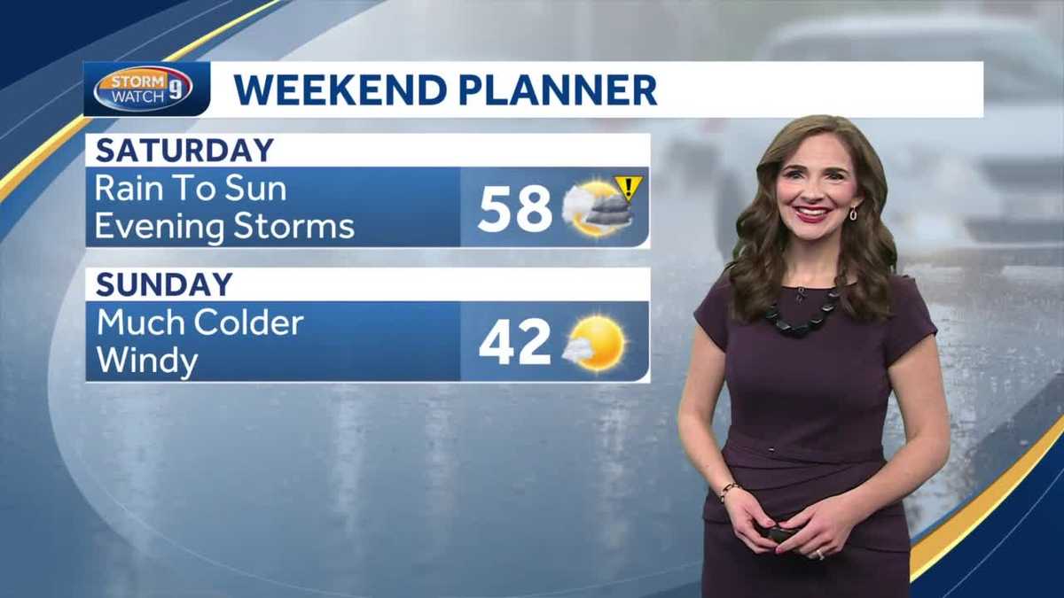 Video: Thunderstorm chances as strong spring storm moves through