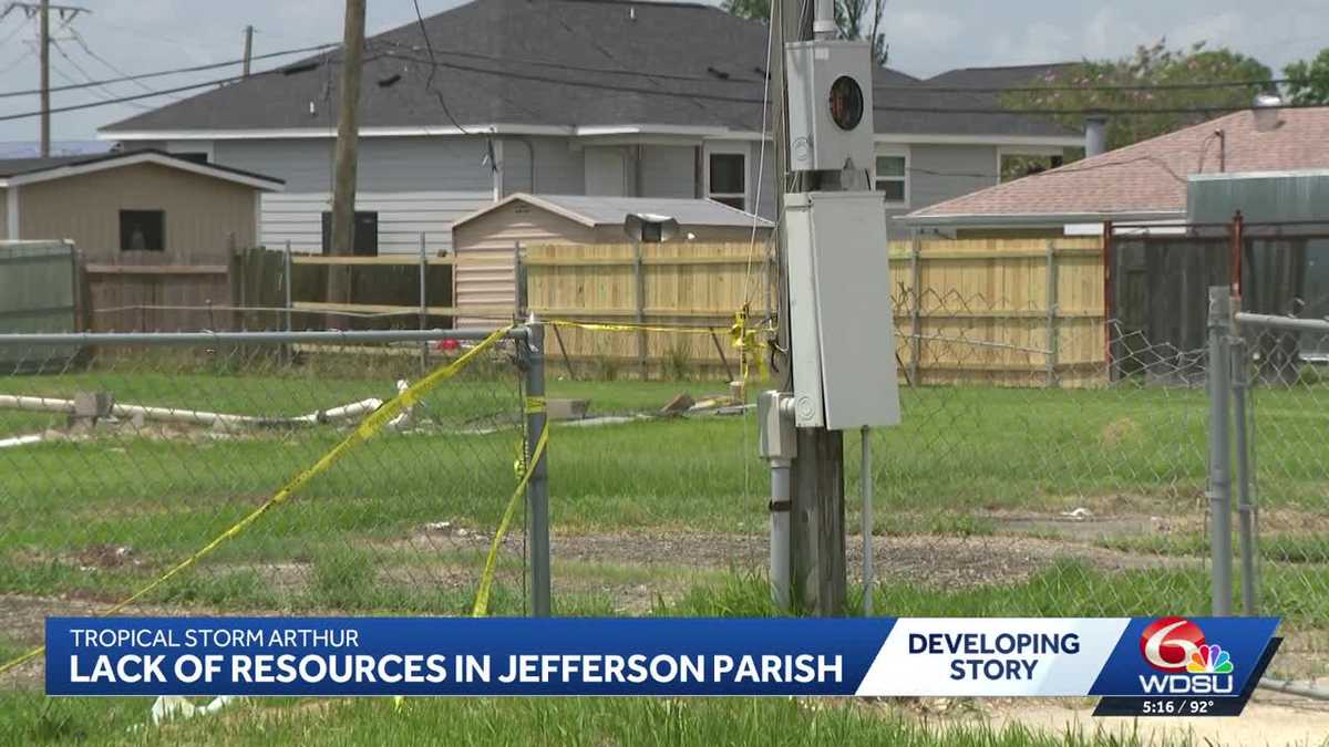 Jefferson Parish residents seek aid after Tropical Storm Arthur