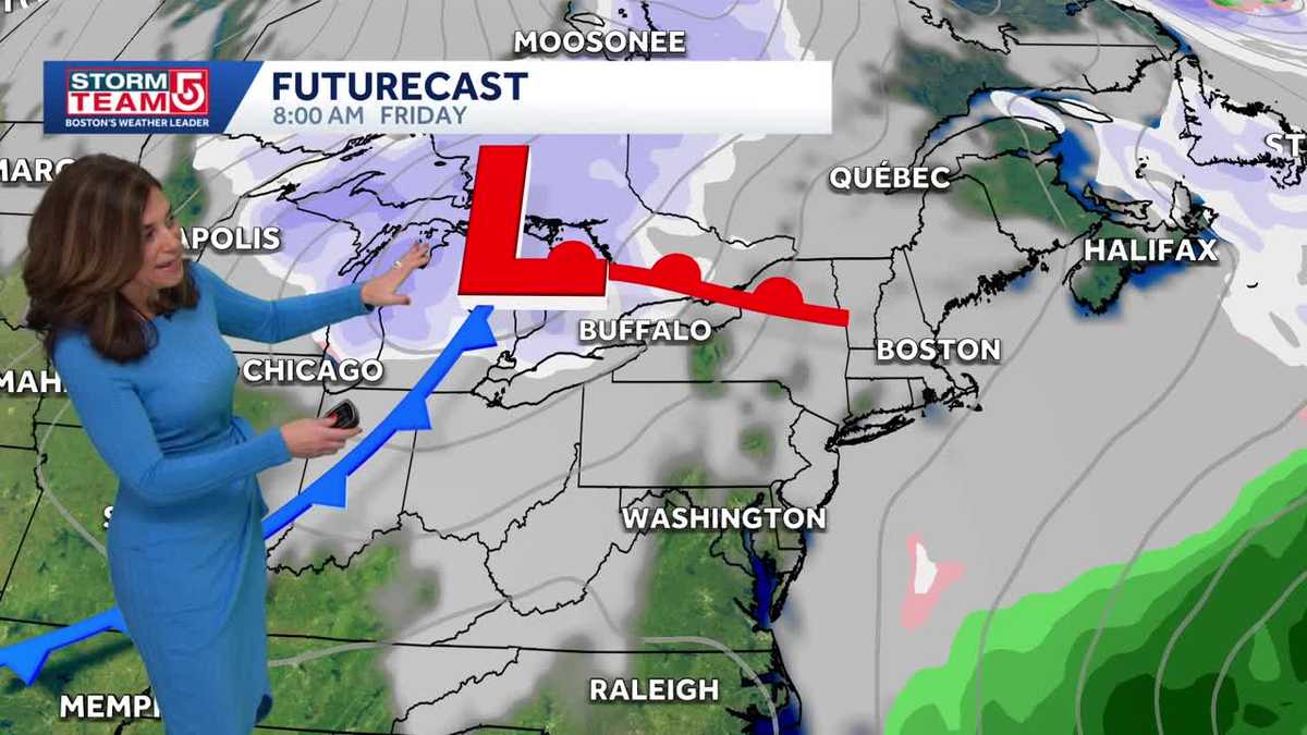 Video: Dry stretch before Arctic air returns to Mass.