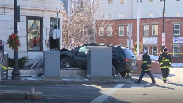 One dead, two injured, after SUV crashes into South Boston building