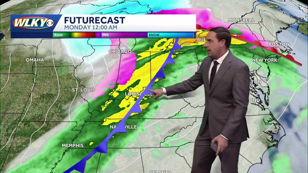 Impact weather returns with rain Sunday night