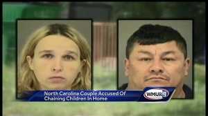 Couple accused of chaining children in home