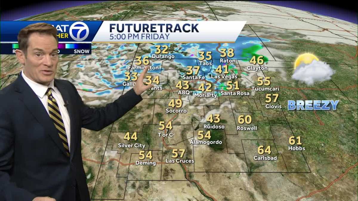 Briefly quiet today before another round of snow is expected on Friday
