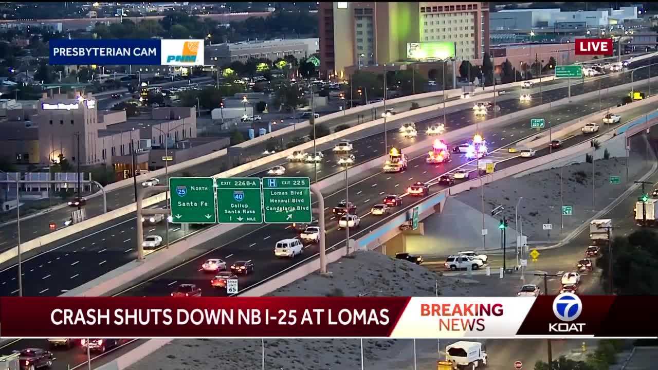 I-25 Northbound Near Lomas Back Open After Fatal Crash