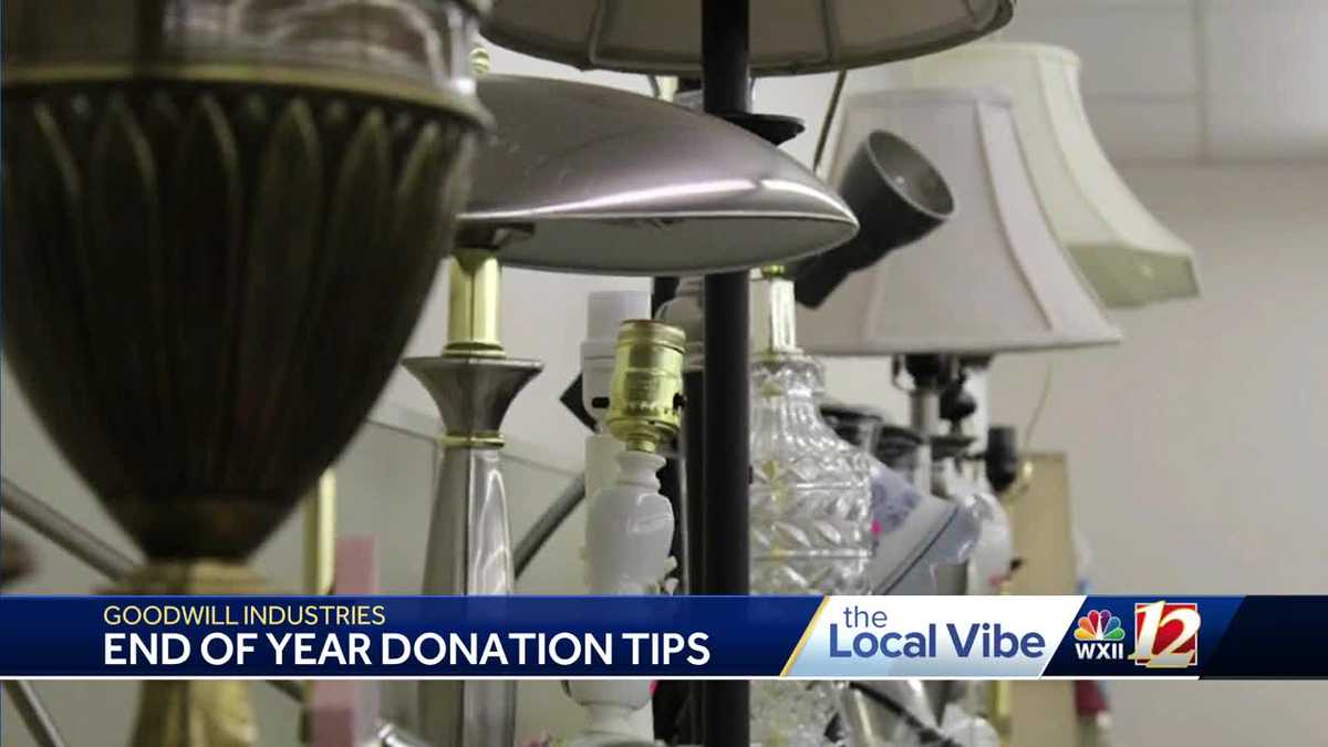 Goodwill Industries spokesperson share tips for end of year donation dropoffs