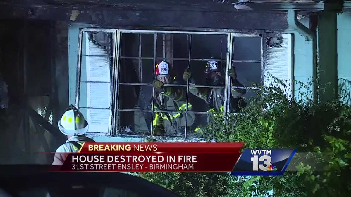 Early morning fire destroys house in Ensley