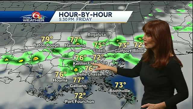 Not done with the rain