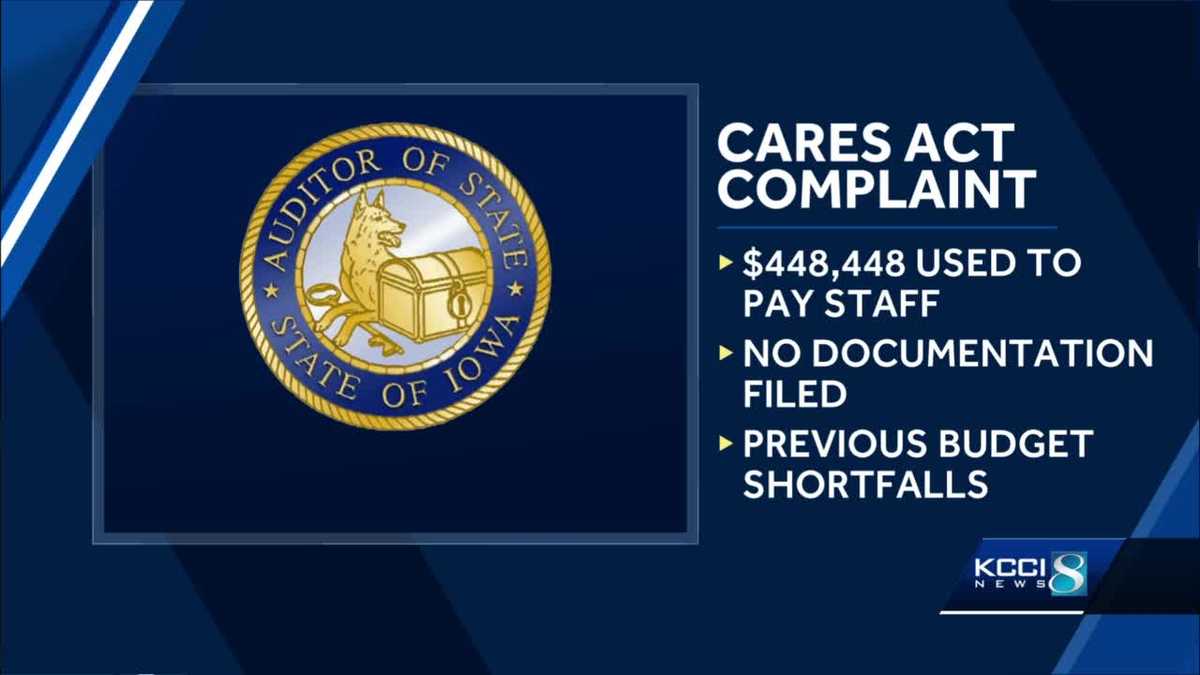 Audit Gov Kim Reynolds Improperly Used COVID 19 Funds For Salaries