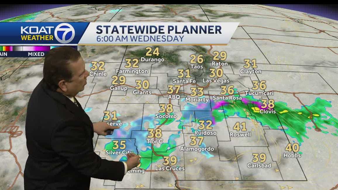More rain and snow expect late Thursday in New Mexico