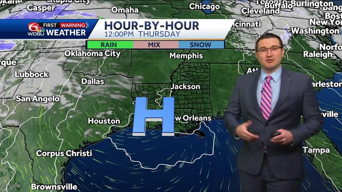 Sunny and cool Thursday, storms possible this Weekend