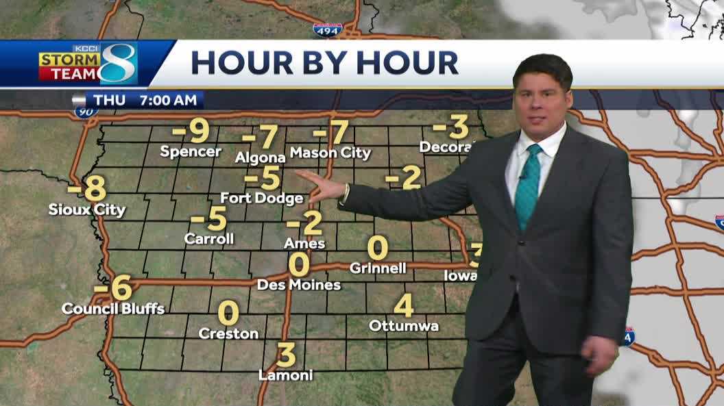 Des Moines Weather: Winter storm, steady snow continues all day