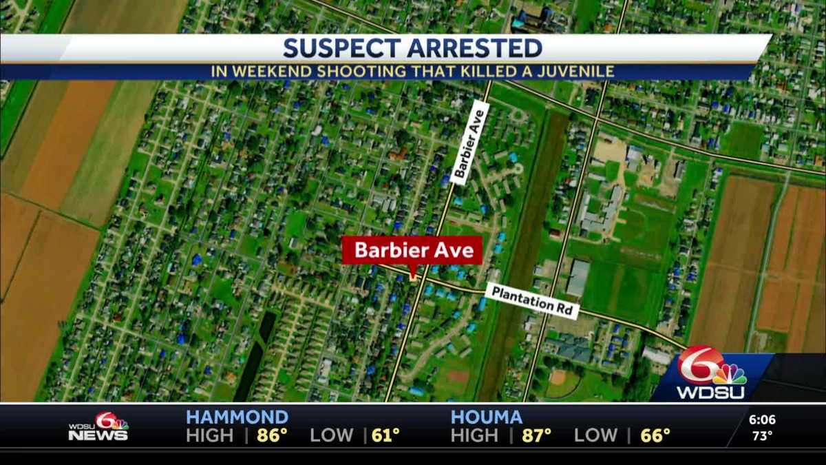 Thibodaux fatal shooting teen 1 arrested