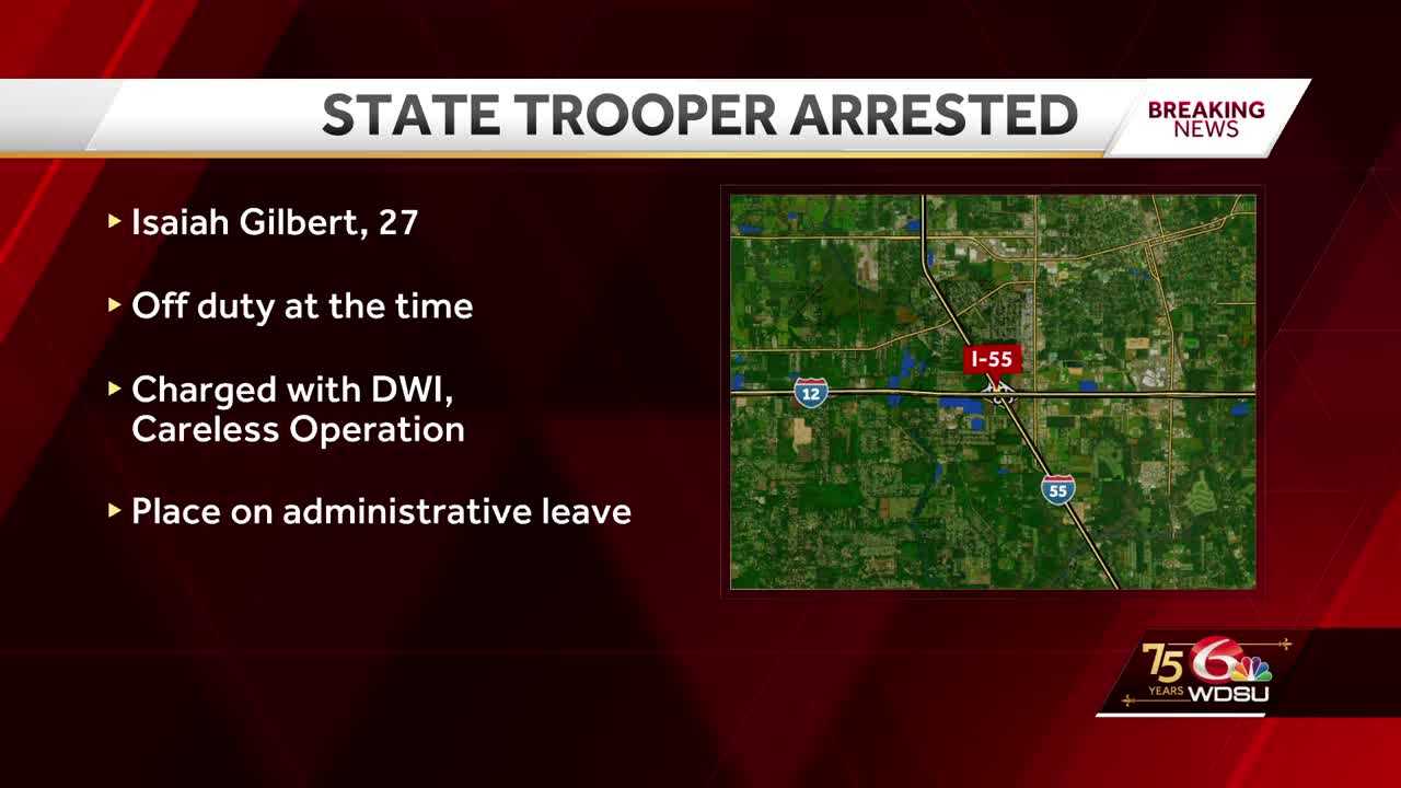 LSP trooper arrested after off-duty crash - Vimarsana News