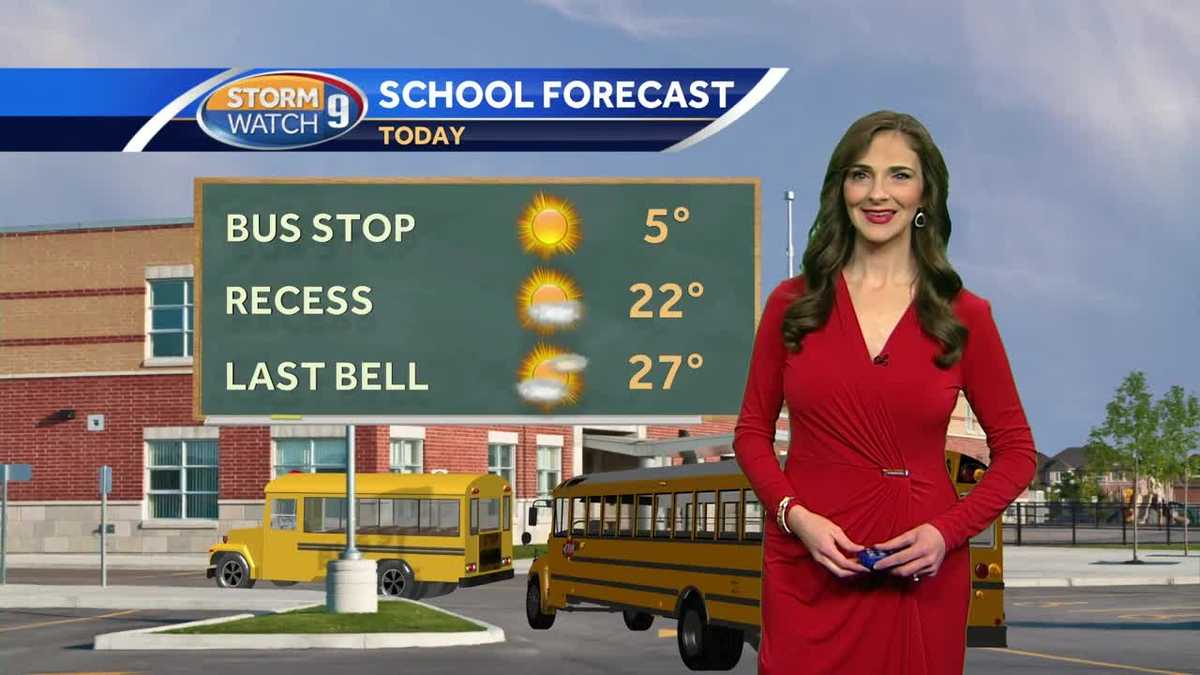 Watch: Bitter cold start to the day