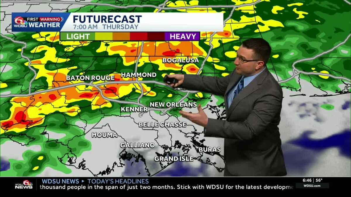 Rain will be likely over the next few days