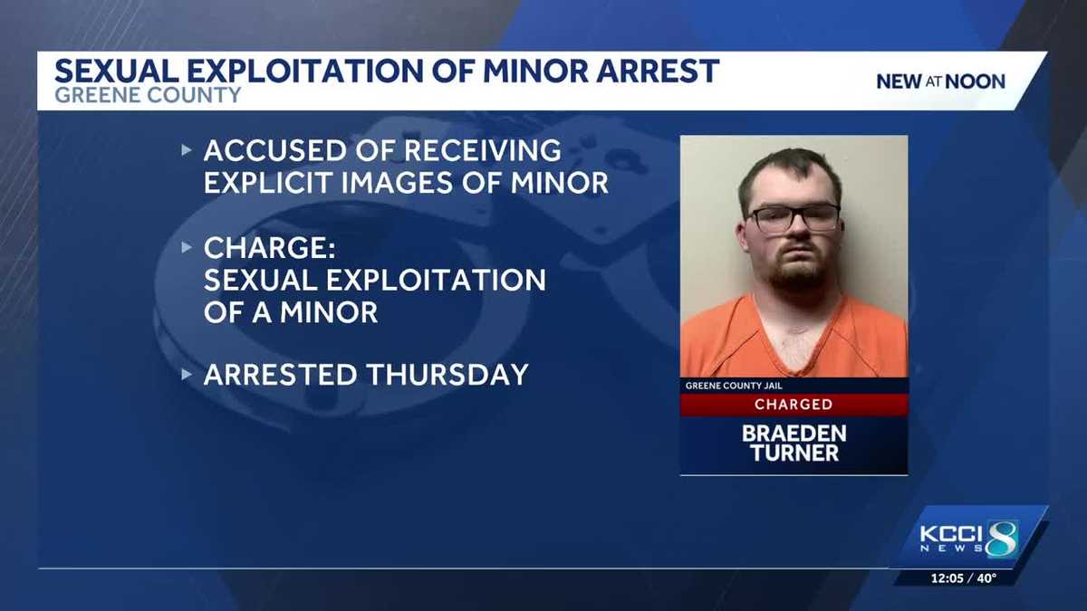 Iowa crime: Man charged with sexual exploitation of a minor