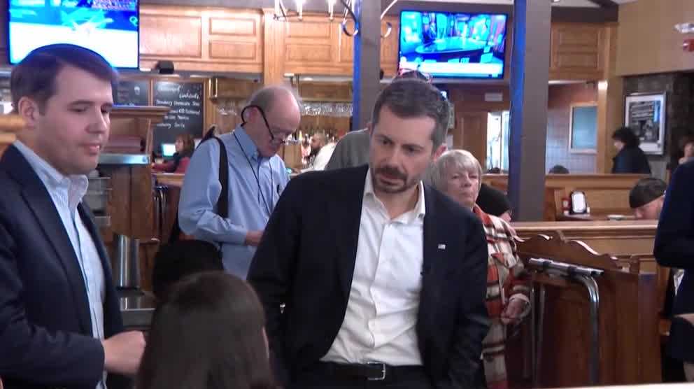 Buttigieg discusses first-in-nation primary, ICE facility in extended visit to NH