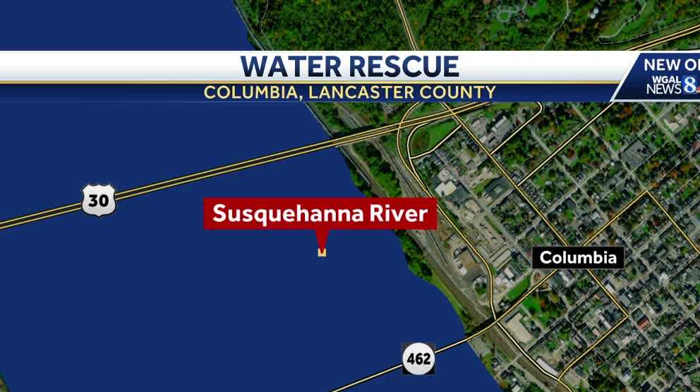 Crews perform water rescue along Susquehanna River in Lancaster County
