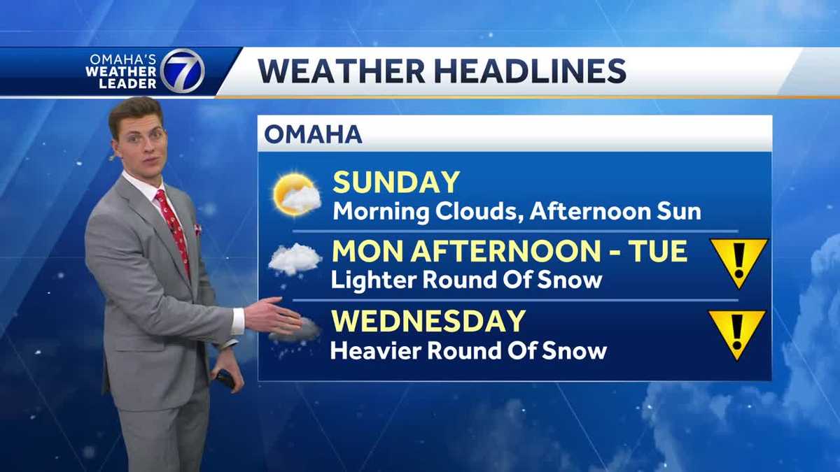 Chilly Sunday, impactful snow next week