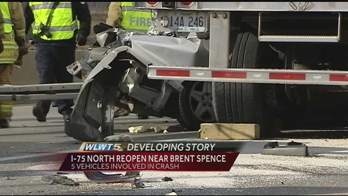I-71/75 reopens after crash near Brent Spence Bridge