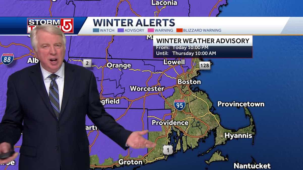 Video: Overnight snow, ice and rain expected Thursday morning