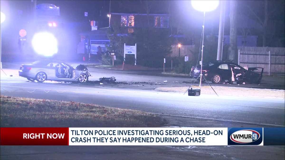 Car pursued by police before serious crash in Tilton