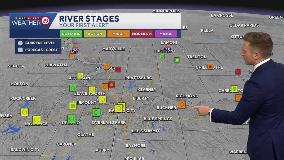 The cooldown continues Saturday, highs in the 70's lie ahead