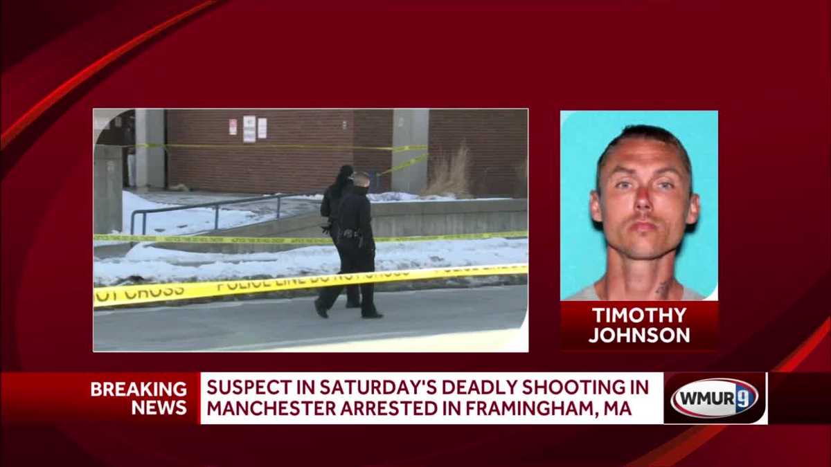 Man charged in Manchester shooting death found in Massachusetts