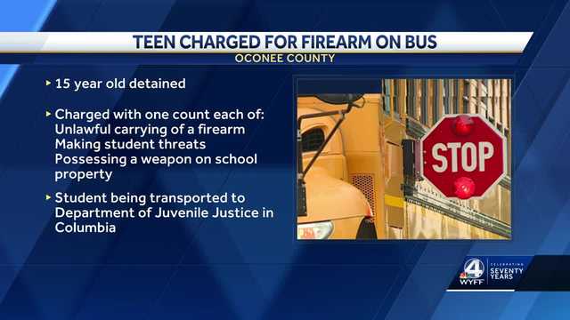 South Carolina: 15-year-old detained for bringing firearm on bus - Vimarsana News