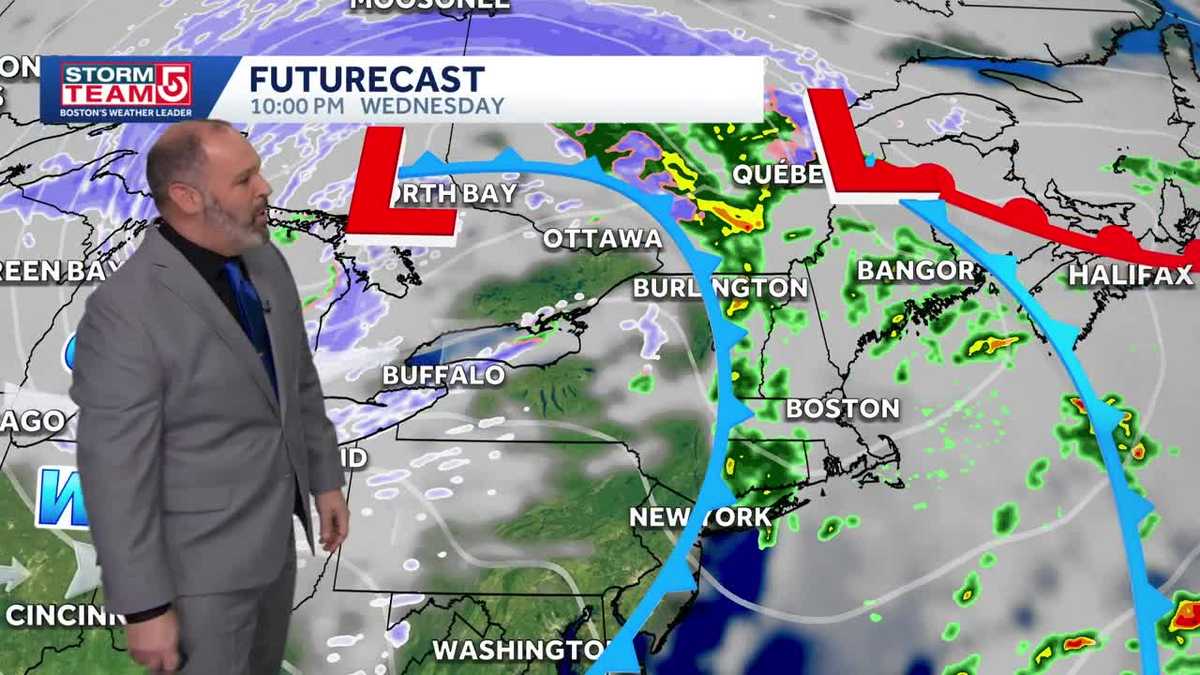 Video: Showers tonight, colder air moves in on Thanksgiving