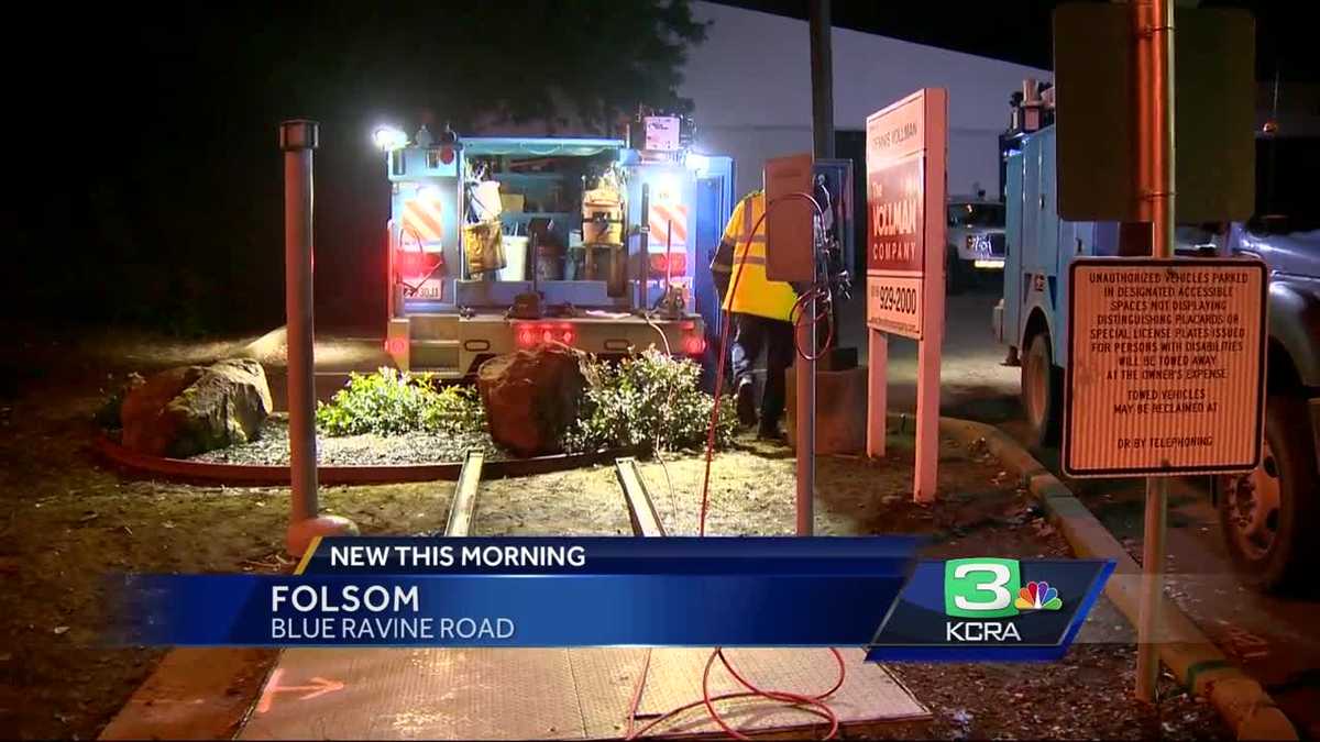 PG&E crews work to fix gas pressure issue in Folsom