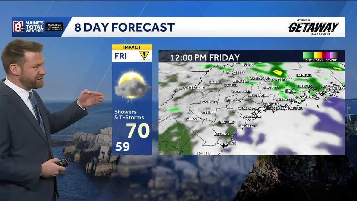 Mix of sun and clouds today, storms tomorrow