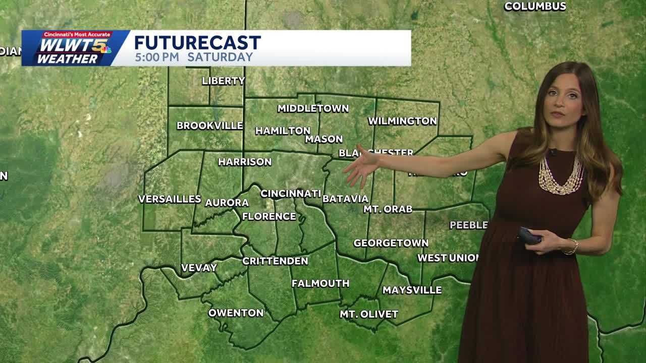 Rain comes and goes Mother's Day Weekend in Cincinnati