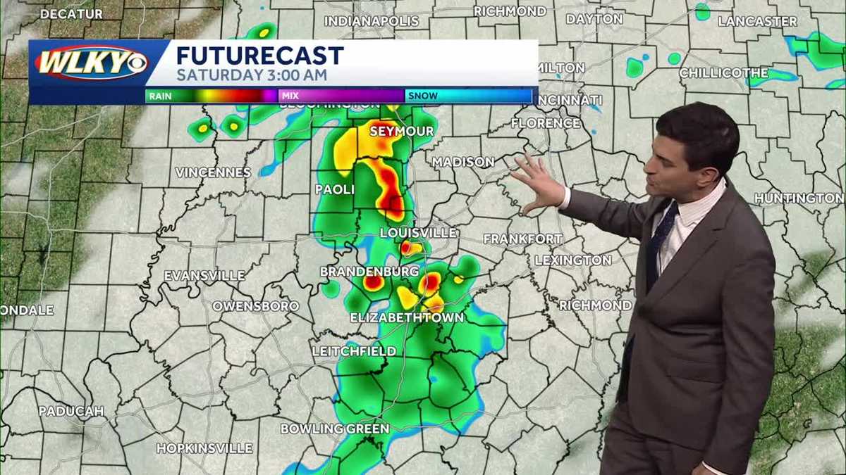 Shower chances linger into the weekend