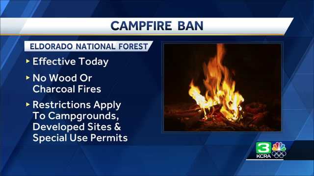 Eldorado National Forest Increases Fire Restrictions Amid Drought