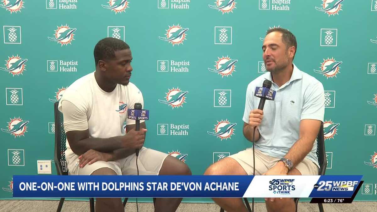 Yianni Kourakis goes one-on-one with Dolphins star De'Von Achane