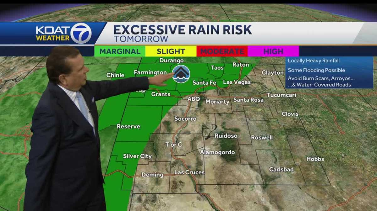 Increasing storms across New Mexico as heat continues