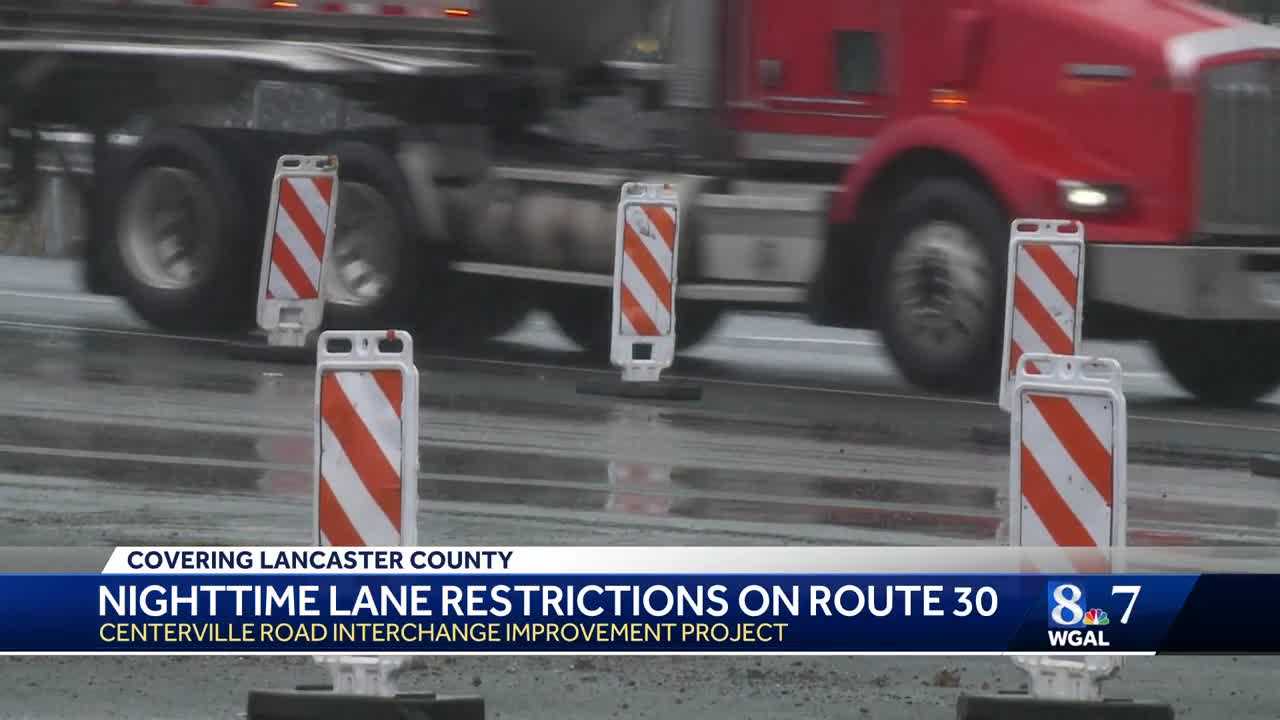 Nighttime Lane Restrictions To Continue Next Week On Route 30 At ...