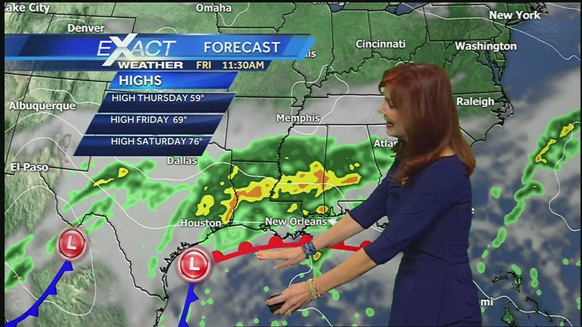 Increasing Rain Friday And Saturday