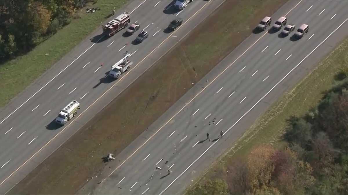 2 killed in New Hampshire crash that shut down part of I-95