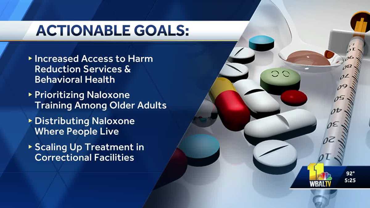 Baltimore wants to decrease fatal overdoses 40% by 2040; Here's how
