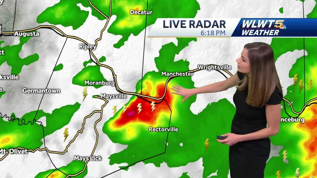Showers taper off this evening