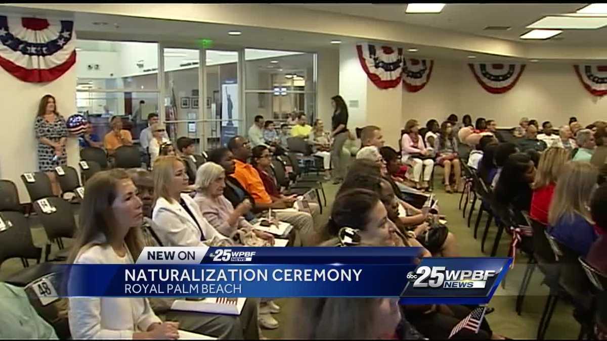 Naturalization ceremony held in Royal Palm Beach