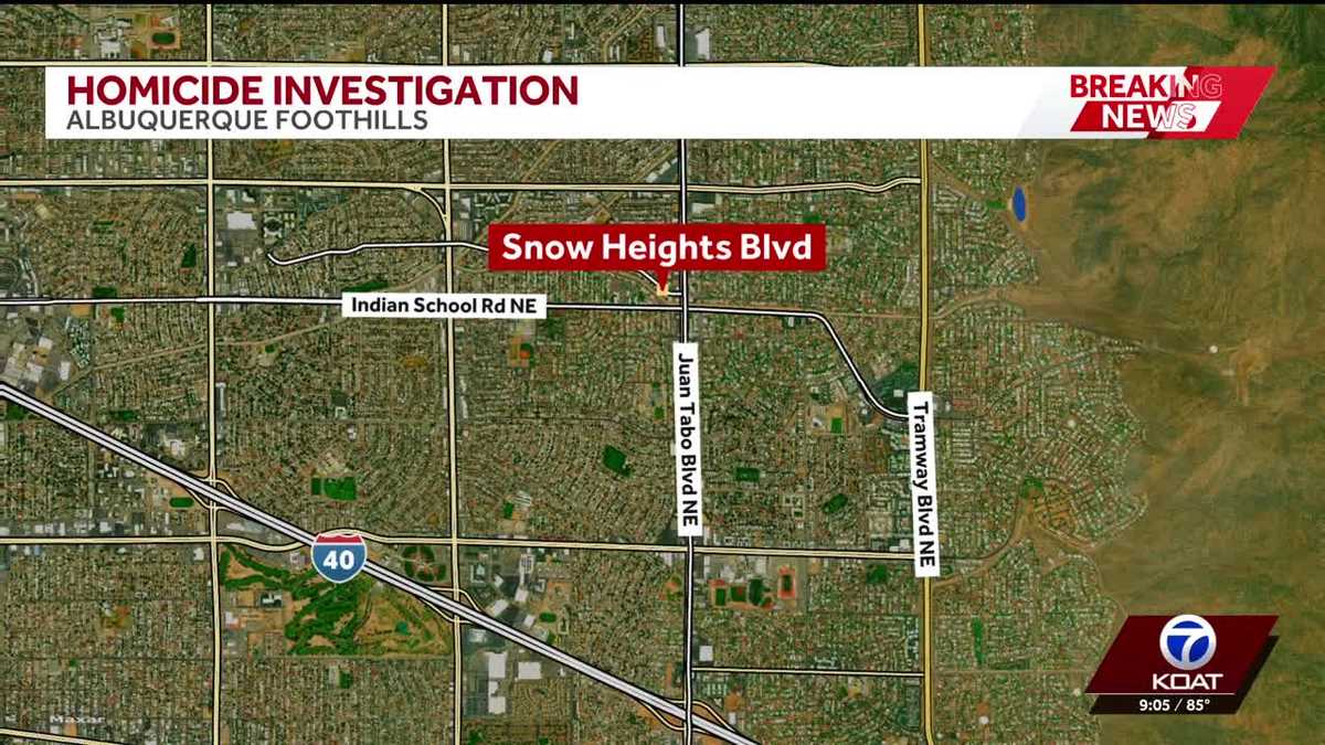 APD investigating homicide in Albuquerque Foothills