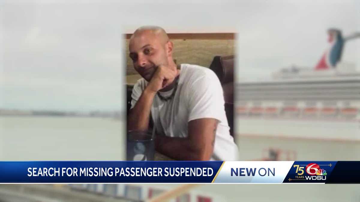 Coast Guard suspends search for missing cruise ship passenger